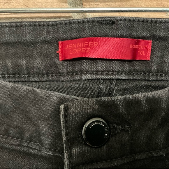 Jennifer Lopez Black Bootcut Jeans 10 Long - Picture 2 of 6